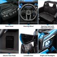 thumbnail image 3 of TROPOW Kids Cars Electric Ride On,Ride On UTV Car, Battery Powered Licensed Can-Am Kids Car, Electric Off-Road UTV Car with Remote Control, 2 Motors, Led Lights, Music, LED Lights,Blue, 3 of 6