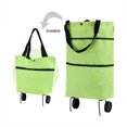 thumbnail image 1 of Becaristey Sac Chariot Compact et Polyvalent pour les Courses Quotidiennes Fleurs Vertes 1ensemble, 1 of 6