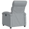 thumbnail image 2 of vidaXL Electric Massage Recliner Chair Light Grey Fabric, 2 of 5