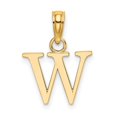 thumbnail image 1 of Diamond2Deal 14K Pendentif Initiale Lettre en Or Jaune pour Femmes, 1 of 6