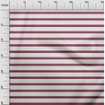 thumbnail image 2 of oneOone Popeline de Coton Rouge Carmin Tissu à Rayures Bloc Matière de Robe Tissu Imprimé Tissu au Mètre 56 Pouces de Large, 2 of 4