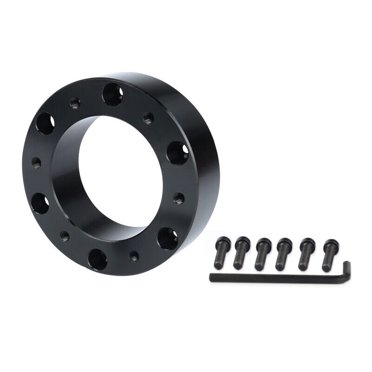 Adaptateur de Moyeu de Roue Vierge pour Voiture SUV 25mm Espaceur de Volant Laveur Adapté pour 6 Boulons