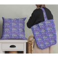 thumbnail image 5 of Soimoi Purple polyester Crepe Fabric Owl & Tree Christmas Printed Fabric 1 Yard 42 Inch Wide, 5 of 5