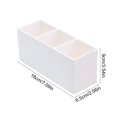 thumbnail image 3 of Vacemry Compartment Pen Holders Storage Box, Multi Functional Divided Desktop Organizer For Pens Cosmetics Stationery, Plastic Desktop Organizer For Home Office Study Desk Dressing Table Shelf Decor, 3 of 6