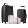 thumbnail image 1 of 5-Piece Hardside Luggage Set: 28" Spinner Suitcase, 20" Carry-On & 3 Packing Cubes, 1 of 9