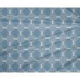 thumbnail image 4 of oneOone Polyester Lycra Fabric Check Kasuri Print Fabric By The Yard 56 Inch Wide, 4 of 4