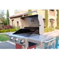 thumbnail image 3 of Kenmore - 3 Burner Pedestal Gas Grill - Red, 3 of 9