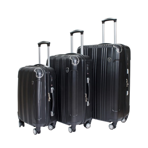 Archibolt Canada 3-Piece Hard Shell Rolling Suitcase Set,Expandable luggage bag,Lightweight Large Luggage Suitcase Set With TSA Lock,Checked and Cabin Big Hard Suitcases With 360 4 Wheels