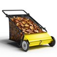 thumbnail image 1 of BeesClover 21-Inch Push Lawn Sweeper,7 Cu. Ft. Large Capacity Collection Bag,4 Spinning Brushes, Adjustable Height, Durable Steel Frame with Rubber Wheels, 1 of 6