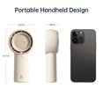 thumbnail image 3 of JISULIFE Turbo Fan-Sized Portable Fan & 16H Runtime 4000mAh USB Rechargeable Fan with 5 Wind Modes for All Occasions, 3 of 8