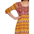 thumbnail image 3 of Moomaya Kurti Ligne A pour Femmes Kurti Longue Imprimée Robe Haut Indien pour Femmes, 3 of 5