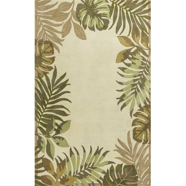 HomeRoots 353974 30 x 50 in. Wool Ivory Area Rug