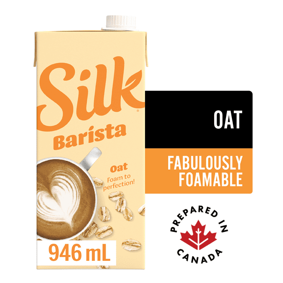 Silk Oat Barista, Original Flavour, Plant Based Dairy Free Milk, Shelf Stable
