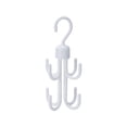 thumbnail image 2 of A Double Layer Rotating Hook Multi Functional Bag Scarf Hanger Home Wardrobe Tie Rack Scarf Belt Storage Rack, 2 of 5
