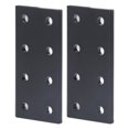 thumbnail image 1 of Panneau de Joint de 8 Trous, Noir Joignant la Résistance de Compression de Plaque 2Pcs Rectangle en Alliage d'Aluminium pour la Table, 1 of 8
