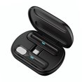 thumbnail image 1 of Tignapoo Microphone Cravate Sans Fil Compact 2,4 g avec Portée de 30 à 50 m pour Diffusion en Continu sur Mobile, Cours en Ligne et Entrevues en Plein Air, avec Port USB‐C et Étui de Chargement avec Batterie Intégrée, 1 of 6