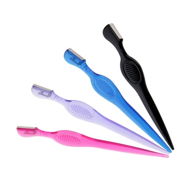 Ensemble de 4 Pcs Épilateur pour Sourcils, Lèvres, Visage, Couleur Aléatoire