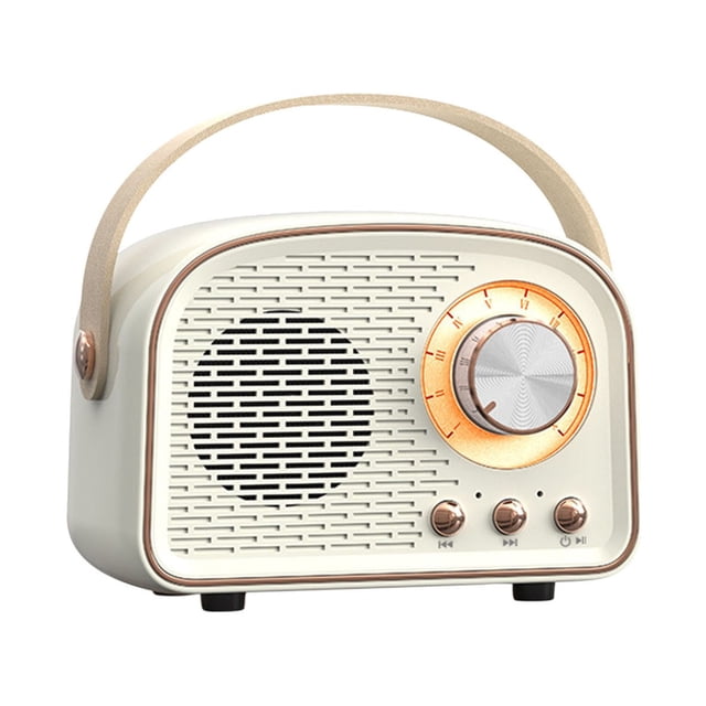 Chmadoxn Speaker Retro Bluetooth Speaker Mini Wireless Speaker With Riching In Clear Stereo Sound Portable Speaker Support FM, USB Drive, SD Card, AUX Bluetooth audio