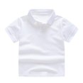 thumbnail image 3 of XZNGL Childrens Summer Solid Color Short-sleeved Top Mens And Womens Big Childrens Solid Color T-shirt, 3 of 9