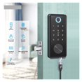 thumbnail image 3 of Door Lock, Tuya App Fingerprint Keyless Without handle Lock Cerradura inteligente Biometric Deadbolt Electronic Smart Door Lock ,Easy to Install, 3 of 7