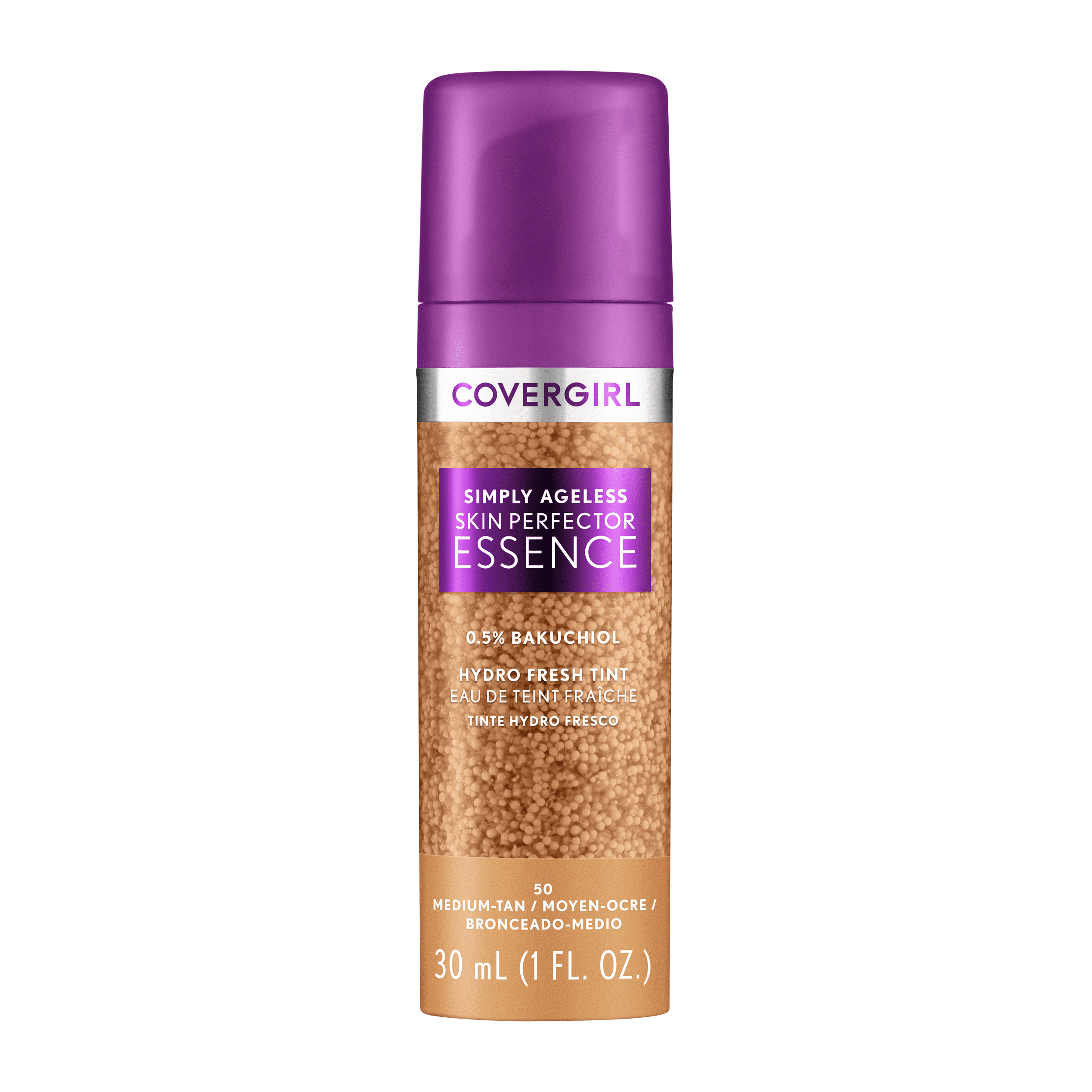 Simply Ageless Skin Perfector Essence Foundation, Sheer Tinted Skin Perfector, Skincare Makeup Hybrid, Radiant Finish, Skin-Like Finish