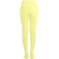 thumbnail image 4 of ORUYROP Women's Solid Colored Opaque Microfiber Footed Tights, 4 of 7