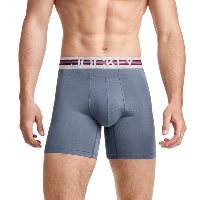 Jockey Sport Men's Stability Pouch Microfiber 6" Boxer Brief