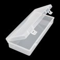 thumbnail image 3 of Rectangular Clear Plastic Storage Containers Box with Hinged Lid for Beads and Other Small Craft Items, 3 of 6