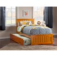 thumbnail image 4 of Atlantic Furniture Mission Twin XL Platform Bed with Trundle in Caramel, 4 of 7