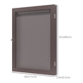 thumbnail image 3 of HOMCOM Jersey Display Frame Case, Acrylic Sports Shirt Shadow Box, 3 of 10