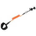 thumbnail image 2 of Paddle Wrist Strap, High Elasticity Wrist Surf Leash  For Women For All Around Surfing Orange, 2 of 8