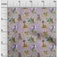 thumbnail image 2 of oneOone Velvet Amethyst Fabric Animal Fabric For Sewing Printed Craft Fabric By The Yard 58 Inch Wide, 2 of 4