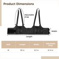 thumbnail image 4 of Étireur de Décompression pour le Dos à Domicile, Ceinture d'Étirement de la Colonne Vertébrale Ajustable, Taille m Noire, Soulagement des Douleurs Dorsales, Correction de la Posture, Massage du Cou et de la Taille, 4 of 5