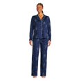thumbnail image 1 of George Women's Notch Collar Pajama 2-Piece Set, 1 of 6