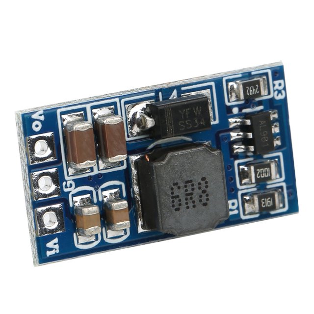 2Pcs DC DC Step Up Module Boost Converter Step Up Power Supply Module for LED Motor 7W 2.6-5.5 to 9V 9V Without needle