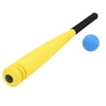 thumbnail image 2 of Travelwant Foam Baseball Bat and Ball Set Children Entertainment Baseball Standard Training Softball Stick with Ball for Practice Batting, 2 of 9