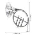 thumbnail image 3 of CIMAXIC christmas 12Pcs Plastic Trumpet Musical Instrument Models Christmas Tree Ornament Decoration,3.54"X3.15"X1.97", 3 of 4