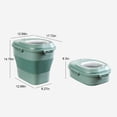 thumbnail image 2 of EGNMCR Storage Trunks Cereal Rice Food Storage Containers, Dispenser Bin With Rolling Wheel Airtight Locking Lid, Dog Pet Flour Plastic Leakproof Kitchen Pantry Hold folding cases, 2 of 6