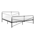 thumbnail image 1 of Leopold Metal Bed, Black, King size, 1 of 8