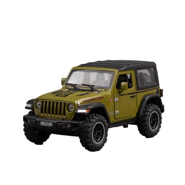 Amyove 1/32 Jeep Wrangler Rubicon Alloy Car Model Light Sound Off-road Vehicles Car Model For Kids Gifts