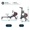 thumbnail image 2 of Echelon Row-S Indoor Rowing Machine with 22" class Rotating HD Touchscreen and Magnetic Resistance, 2 of 10