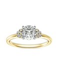 thumbnail image 1 of 0.65 Carat Excellent Round Cut Real Diamond New Design Solitaire Ring for Wedding Solid 18K Yellow Gold Size 11, 1 of 1