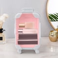 thumbnail image 3 of Walkable Mini Storage Trolley Luggage | Compact Portable Cosmetic Organizer Box | Durable Travel Storage Case for Kids Adults | Home Decoration Small Item Carrier | Versatile Use, 3 of 5