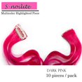 thumbnail image 2 of MesaSe Highlights Straight Clip in Hair Extensions Heat-Resistant Synthetic Hair in Multiple Color, 2 of 6