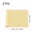 thumbnail image 2 of Unique Bargains Rouleaux de Papier Crêpe 7,5 Pi de Long 20 Pouces de Large, Champagne Pâle Lot de 2, 2 of 5