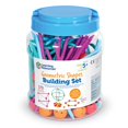thumbnail image 3 of Learning Resources Geometric Shapes Building Set - 170 Pieces, Ages 5+ Math Learning Games for Kids, Early Math Skills, Back to School Activities, Cl, 3 of 6