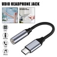 thumbnail image 2 of USB Type C Adapter to 3.5mm AUX Audio Headphone Jack Devices For Android FAST F8Y6, 2 of 8
