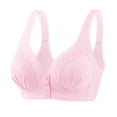 thumbnail image 4 of Timegard Front Closure Bras for Women 6pc Wireless Full Support Breathable Comfy Everyday Thin Bras, 4 of 5