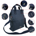 thumbnail image 4 of 3-in-1 Eco-Friendly Vintage JuteConvertible Backpack Tote Bag, 4 of 6