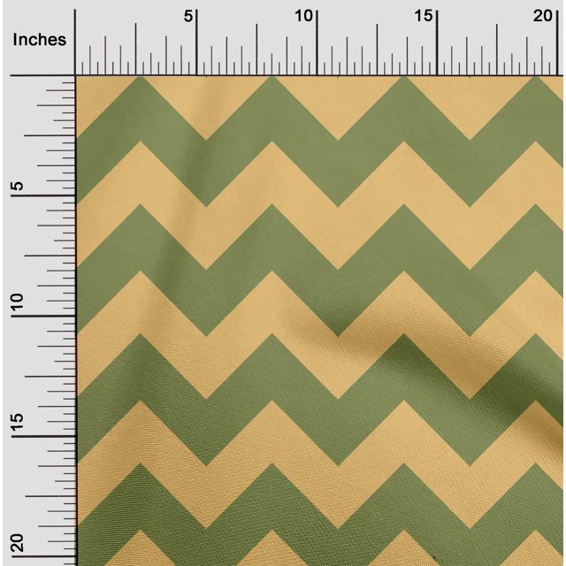 oneOone Polyester Lycra Fabric Chevron Geometric Fabric Prints By Yard 56 Inch Wide